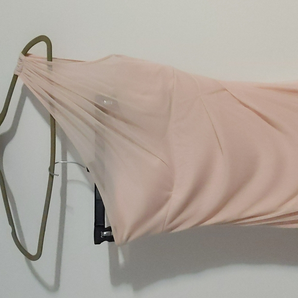 Long Mesh One Shoulder Illusion dress, size 8